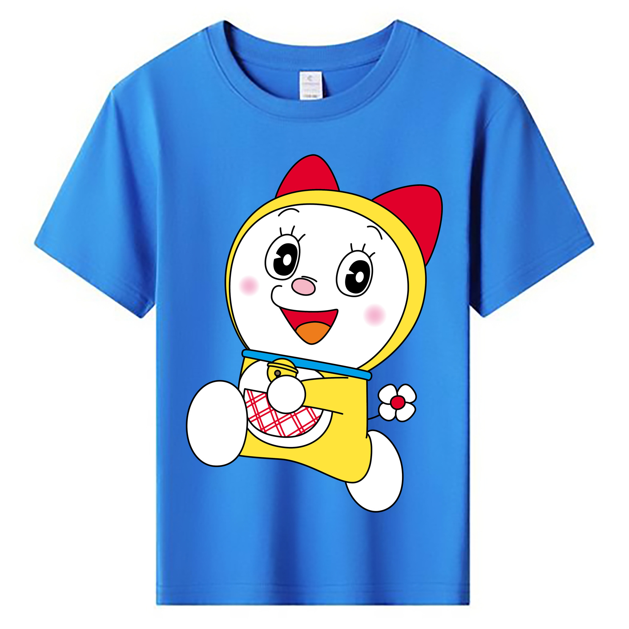 （画像用） ドラえもん ドラミ Doraemon Dorami 綿100％キッズTシャツ（フロントプリント）